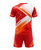Red & White Squash Uniform – Bulk Team Jersey & Shorts, Low MOQ, Wholesale Performance Set