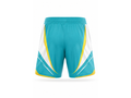 Custom Tennis Shorts – Teal & Yellow Performance Shorts, Wholesale Bulk, Low MOQ, Team Uniform
