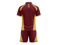 Wholesale Men’s & Youth Athletic Uniform Set – Short-Sleeve Polo & Matching Shorts, Maroon Gold Team Gear