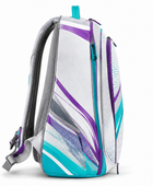 Custom Padel Racket Backpack –  White Cyan Purple Wholesale Bag