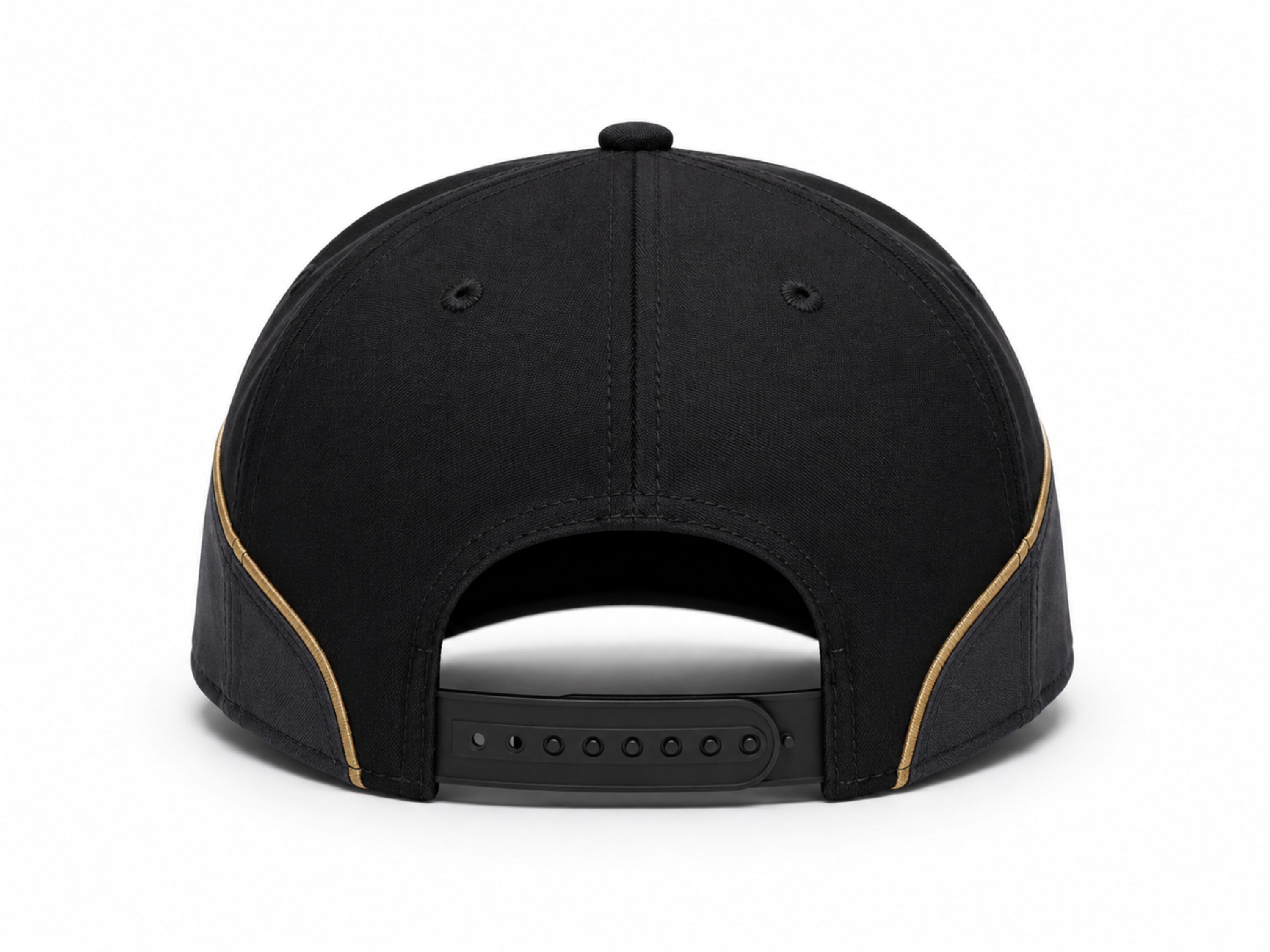 Custom Black Gold Baseball Cap | Wholesale Team Hat for Bulk Orders and Private Label