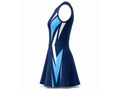 Custom Women’s Padel Dress – Navy Cyan Club Teamwear Wholesale
