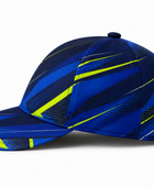 Custom Women’s Padel Cap –  Blue Lime Club Headwear Wholesale