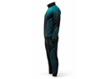 Custom Padel Warm-Up Set –  Black Teal Team Tracksuit Wholesale
