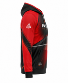 Custom Padel Hoodie – Black Red Orange Pullover Teamwear Wholesale