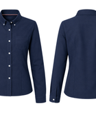 School Long Sleeve Fitted Shirt Navy Blue | B2B Low MOQ Wholesale