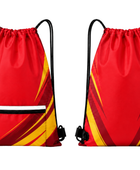 Custom Red Chase Tag Drawstring Bag – Sublimated Team Cinch Backpack | Wholesale