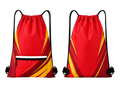 Custom Red Chase Tag Drawstring Bag – Sublimated Team Cinch Backpack | Wholesale