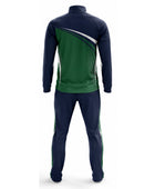 Custom Green Cricket Tracksuit – Sublimated Jacket & Pant Set for Wholesale Clubs