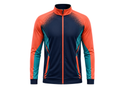 Custom Navy Orange Soccer Tracksuit | Wholesale Team Jacket and Pants Set