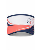 Custom Pickleball Visor | Wholesale Pickleball Team Visor | Navy Coral White | Apparels Bridge