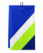 Custom Blue Lime Disc Golf Towel – Wholesale Clip-On Team Accessory