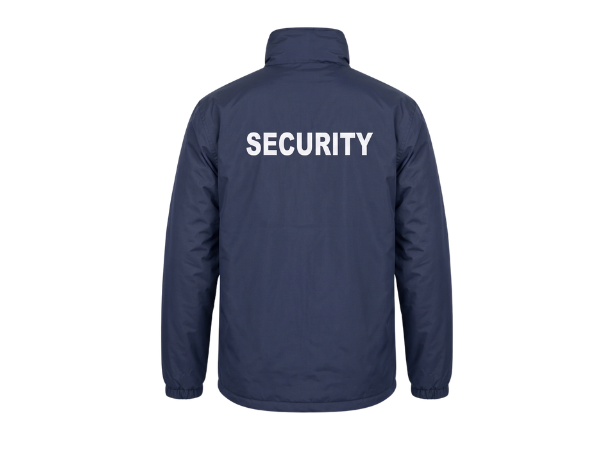 Custom Navy Security Jacket Low MOQ Uniform Workwear