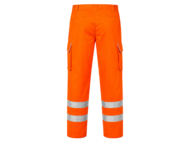 Custom Orange Security Trousers Low MOQ Workwear Manufacturer