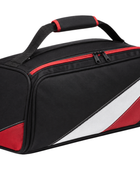 Custom Bowling Shoe Bag – Black Red White Sublimated Bowling Bag | Wholesale