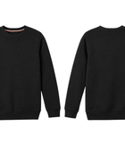 School Crewneck Sweatshirt Black | B2B Low MOQ Wholesale