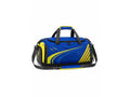 Custom Track & Field Sports Duffle Bag | Wholesale Team Gym Bag | Blue Yellow | Apparels Bridge