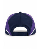 Custom Navy Purple Cricket Cap – Wholesale Team Headwear for Clubs
