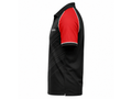 Custom Teqball Coach Staff Polo – Black Red Wholesale Teamwear