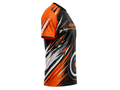 Custom Archery T-Shirt – Black Orange Sublimated Team Shirt for Clubs and Wholesale Buyers