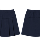 School Adaptive Pleated Skort Navy Blue | B2B Low MOQ Wholesale
