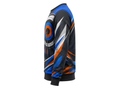 Custom Archery Crewneck Sweatshirt – Blue Black Sublimated Teamwear for Clubs and Wholesale Buyers
