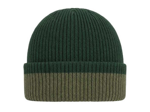 B2B Mechanic Beanie Green Custom Mechanic Workwear Low MOQ front design preview