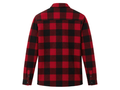 Sherpa Lined Work Shacket B2B Low MOQ Warm Zip Front Layer Red & Black Workwear