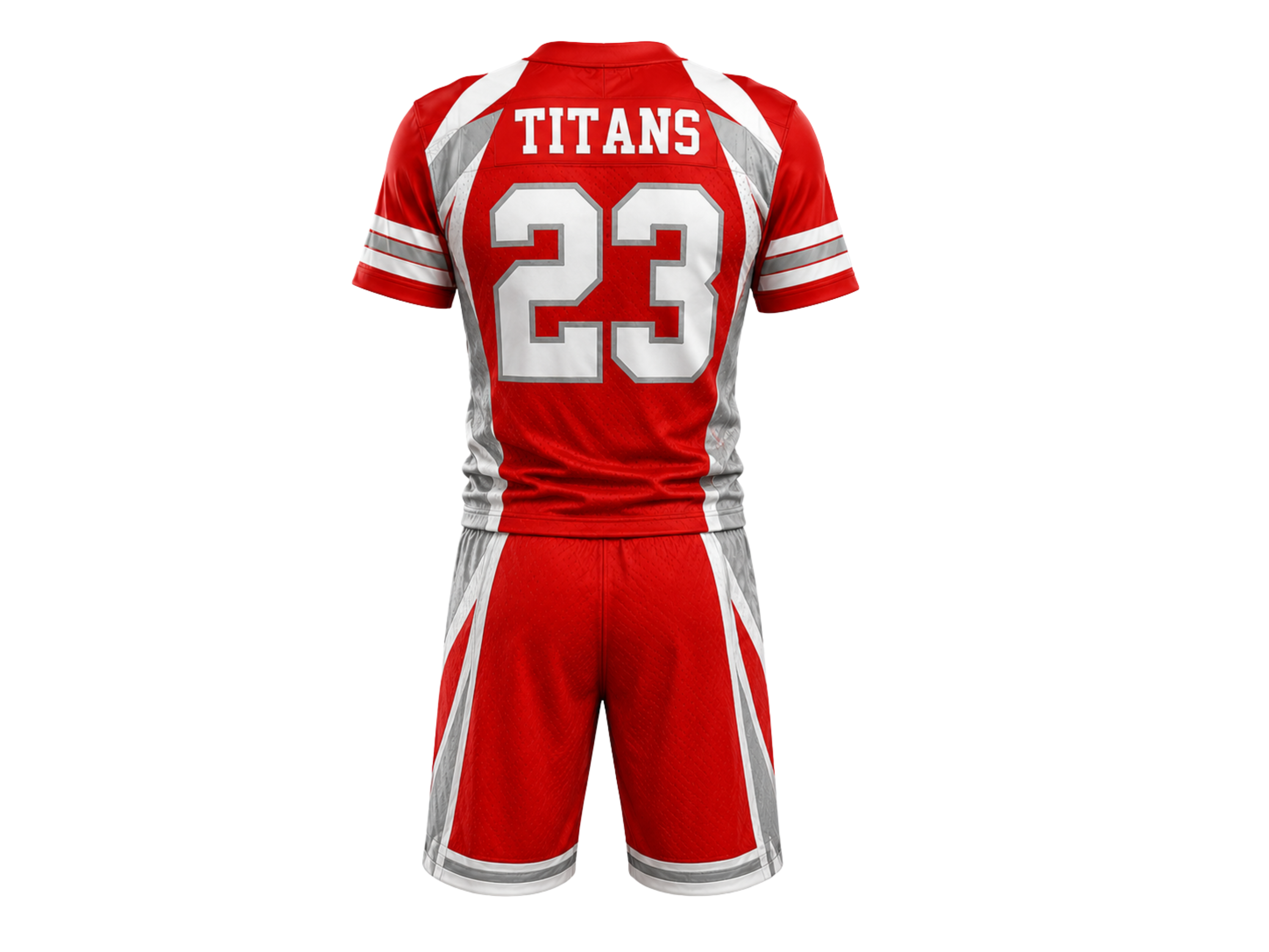 Red & White Custom Football Uniform – Wholesale Bulk Team Kit, Low MOQ, B2B Performance Apparel