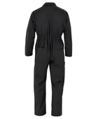 Workshop Coveralls – Low MOQ B2B Mechanic Overalls with Storm Flap in Black