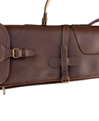 Dark Chocolate Brown Leather Gun Cover B2B Low MOQ Hunting Gear