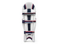 Custom White Navy Red Cricket Batting Pads – Wholesale Leg Guards