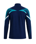 Custom Navy Volleyball Warm-Up Jacket  Wholesale Team Training Jacket