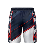 Navy White Red Corn Hole Shorts – Wholesale Bulk Team Shorts, Low MOQ Performance Apparel
