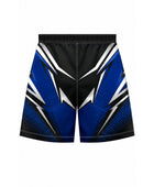 Black/Blue/White Wrestling Shorts – Team Performance Sportswear, Wholesale Bulk, Low MOQ