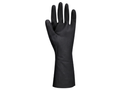 Black Long-Cuff Nitrile Gauntlet Gloves | B2B Low MOQ Hospitality Workwear Manufacturer