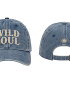 Custom Faded Blue Acid Wash Cap B2B
