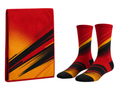 Custom Ping Pong Towel and Socks Set – Red Orange Table Tennis Accessories for Wholesale Buyers