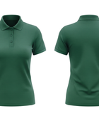 B2B Women’s Green School Polo Shirt Low MOQ School Uniform Manufacturer
