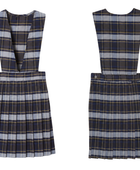 Plaid Pleated School Uniform Jumper Dress B2B School Uniform Manufacturer