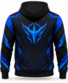 Custom Esports Hoodie | Wholesale Gaming Team Pullover Hoodie | Black Purple Green | Apparels Bridge