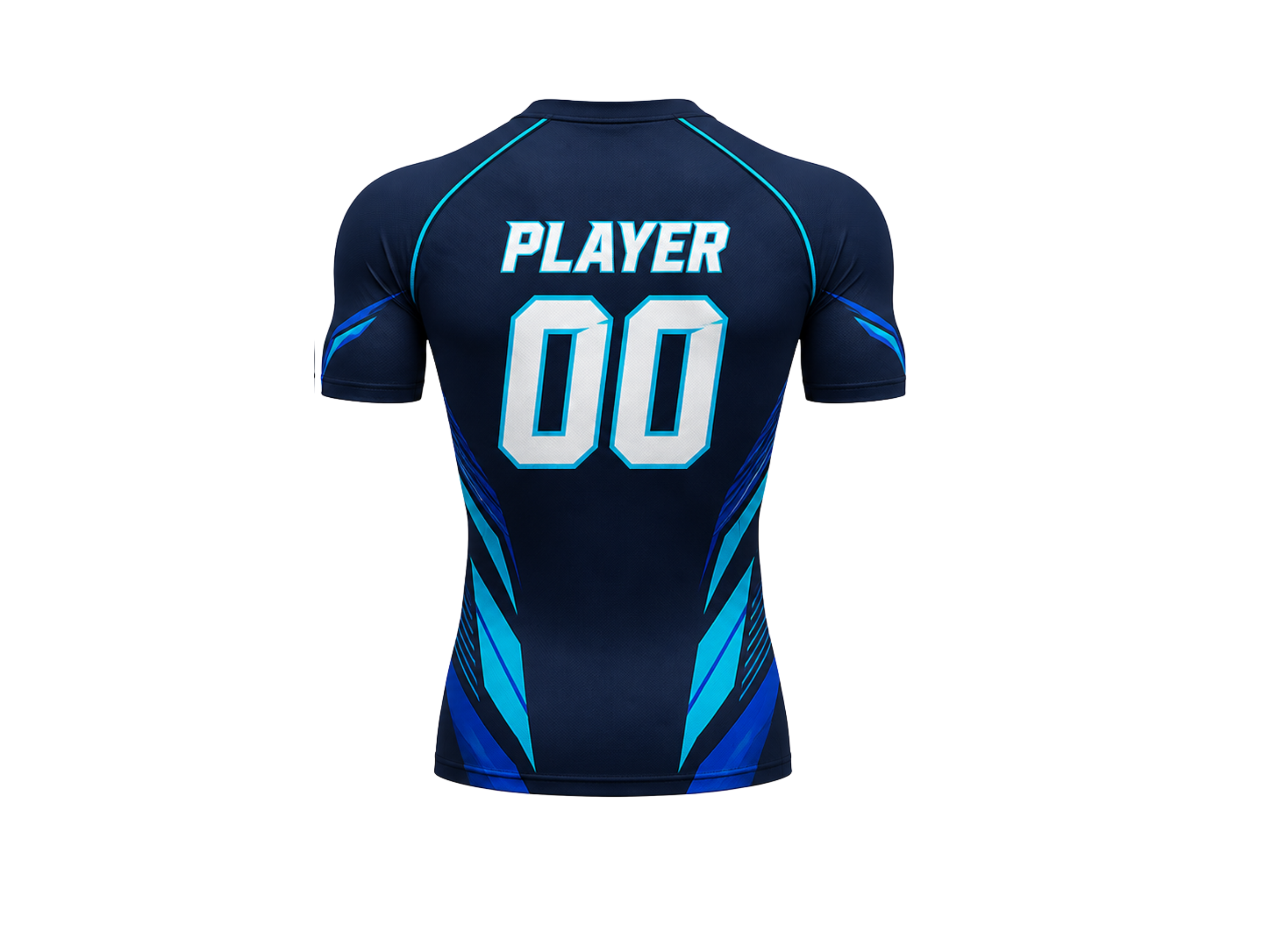 Custom Navy Soccer Compression Shirt | Wholesale Short Sleeve Team Base Layer