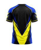 Blue, Black & Yellow ESports Jersey – Team Gaming Performance Wear, Wholesale Bulk, Low MOQ