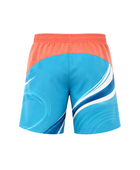 Blue Orange and White Custom Swimming Jersey & Shorts Set – Team Swimwear Bulk / Wholesale / Low MOQ