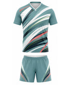 Green & White Pickleball Uniform – Team Jersey & Shorts, Wholesale Bulk, Low MOQ