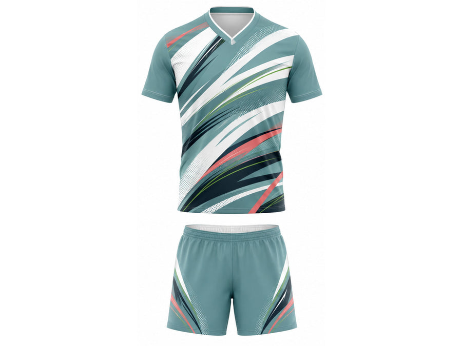 Green & White Pickleball Uniform – Team Jersey & Shorts, Wholesale Bulk, Low MOQ design preview