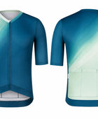 Custom Cycling Jersey – Blue Gradient Team Uniform, Wholesale, Low MOQ, Bulk Sportswear