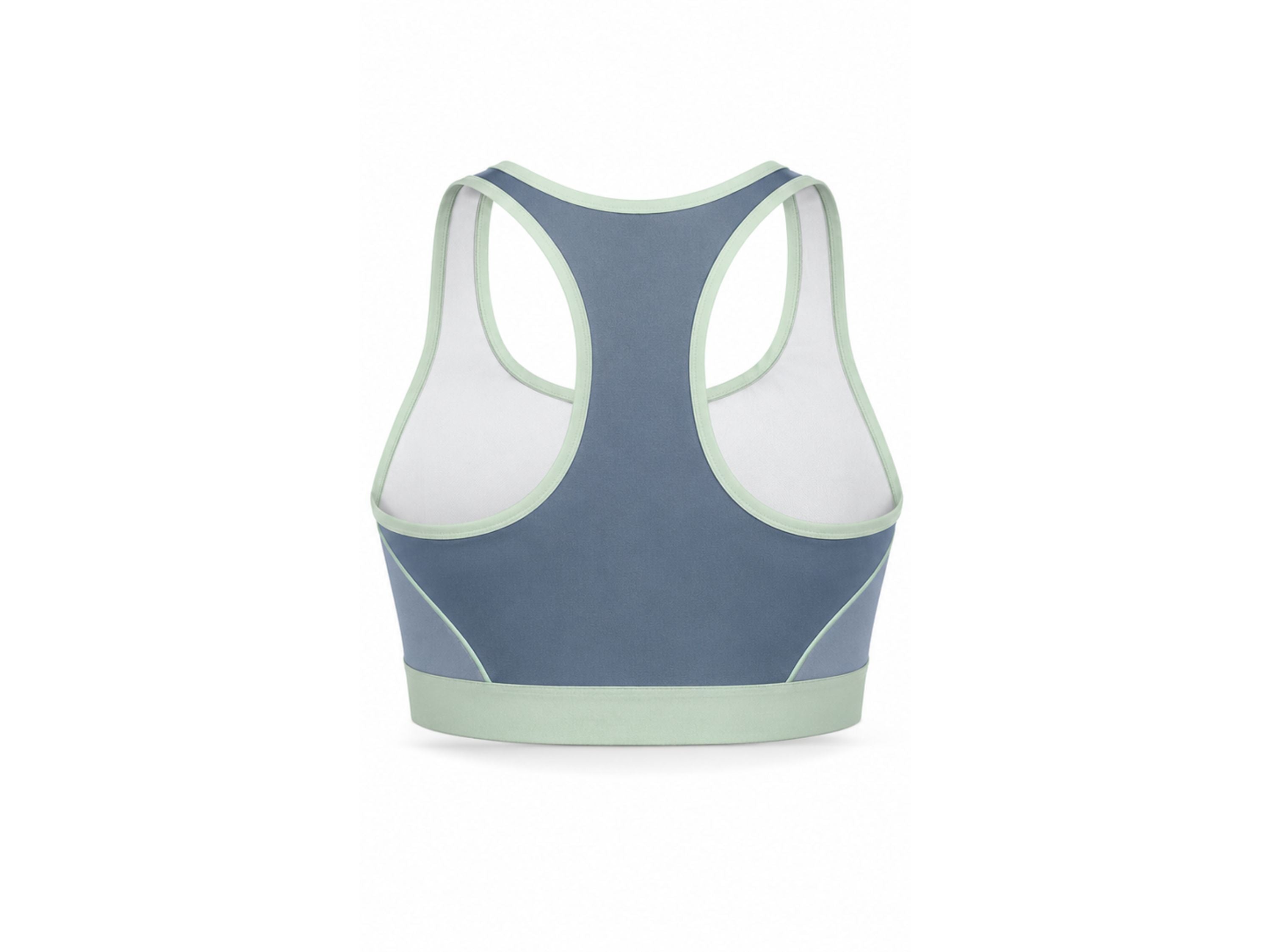 Grey & White Basketball Bra – Athletic Performance Bra, Wholesale Bulk, Low MOQ