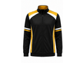 Custom Bowling Warm-Up Jacket – Black Yellow White Sublimated Team Outerwear