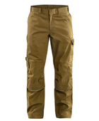 Welding Work Trousers for B2B Bulk Supply – Low MOQ Reflective Knee Pad Utility Trousers in Tan Brown